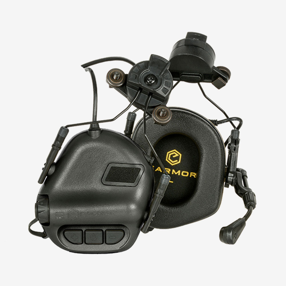 Earmor M32H MOD4 aktiver Gehörschutz/Headset für Helme mit EXFIL Rails