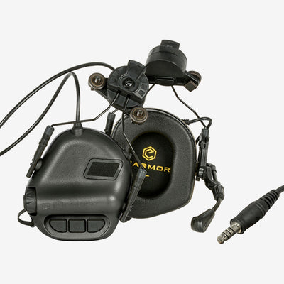 Earmor M32H MOD4 aktiver Gehörschutz/Headset für Helme mit EXFIL Rails