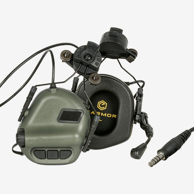 Earmor M32H MOD4 aktiver Gehörschutz/Headset für Helme mit EXFIL Rails