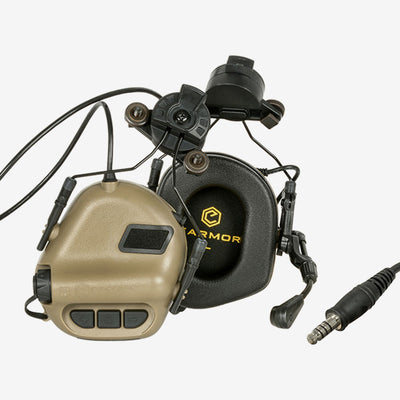 Earmor M32H MOD4 aktiver Gehörschutz/Headset für Helme mit EXFIL Rails