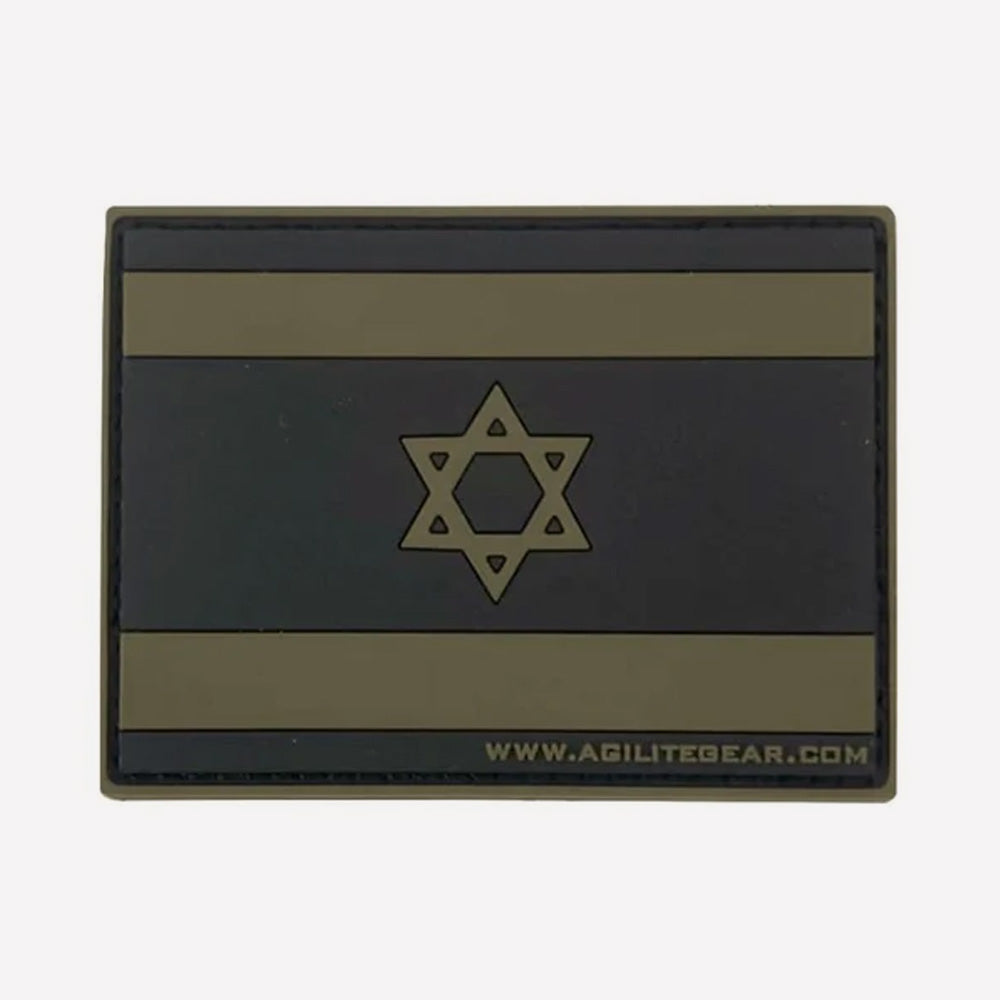 Agilite Israel Flagge Patch Olive