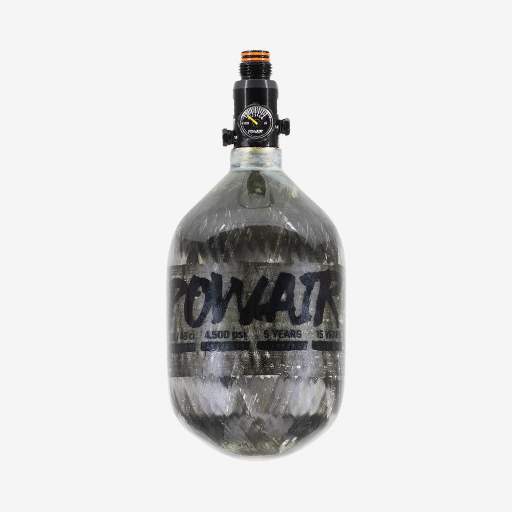 PowAir Carbon Series 0,8L 48ci 300 Bar HP Flasche inkl. Regulator