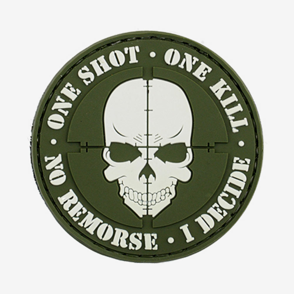 Patch One Shot One olive PVC