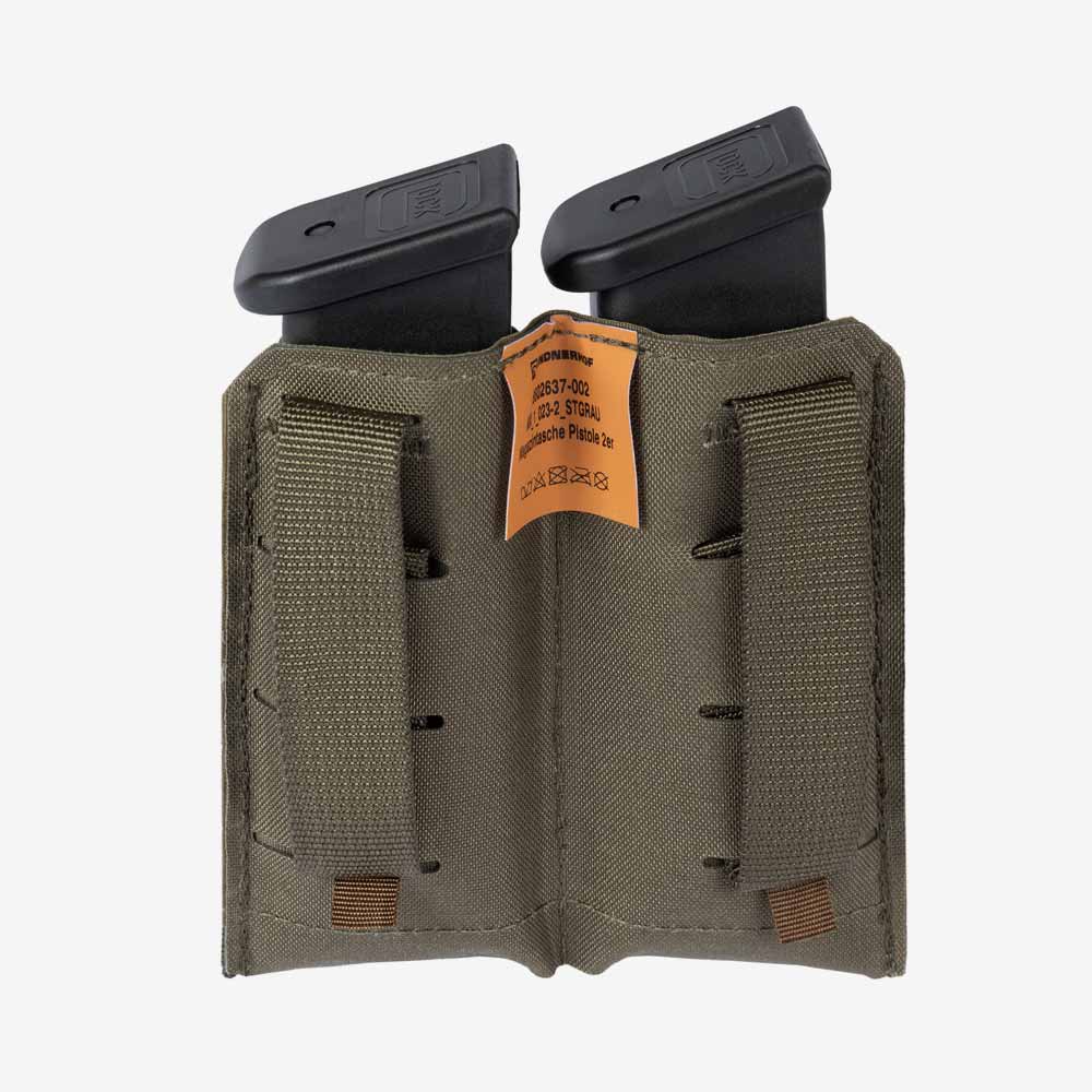 Lindnerhof Pistol Magazin Pouch Double MX023-2