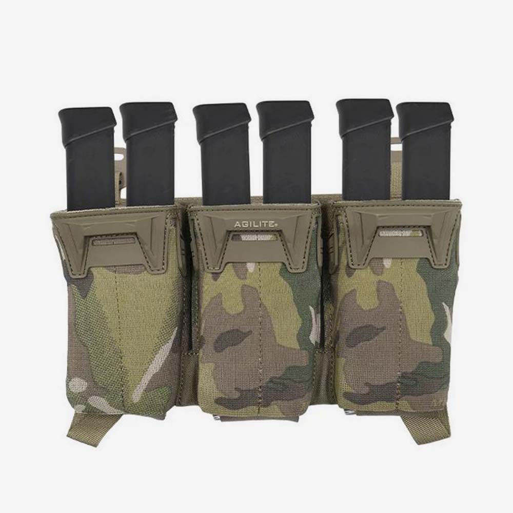Agilite Pincer Placard Multicaliber Triple Magazine Pouch