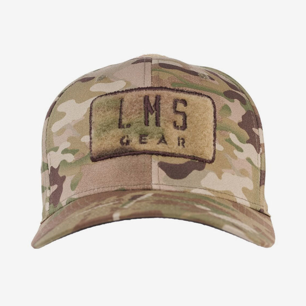 LMSGear Tactical Cap Classic FlexFit LMSGear Logo Velcro Multicam