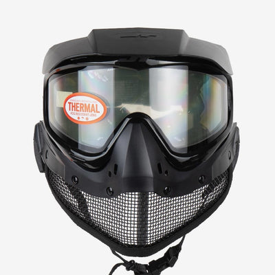 JT Tactical Paintball & Airsoft Maske Gitter Mesh Termal schwarz