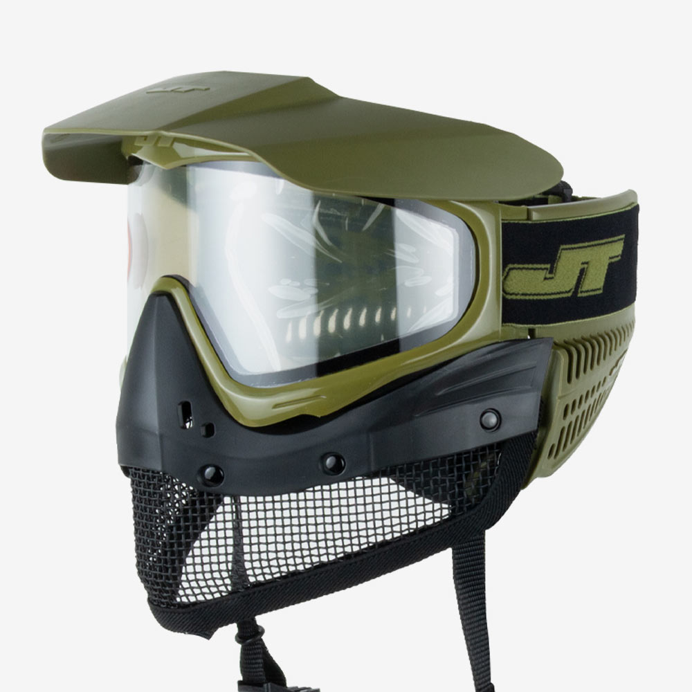 JT Tactical Paintball & Airsoft Maske Gitter Mesh Termal oliv/schwarz