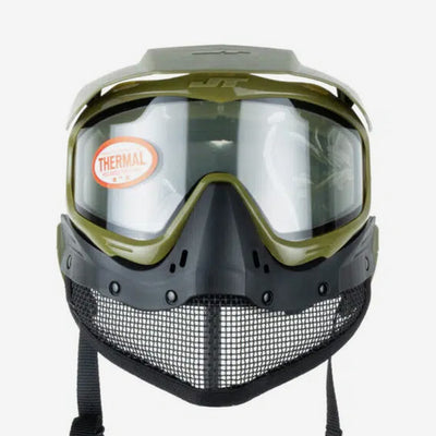 JT Tactical Paintball & Airsoft Maske Gitter Mesh Termal oliv/schwarz