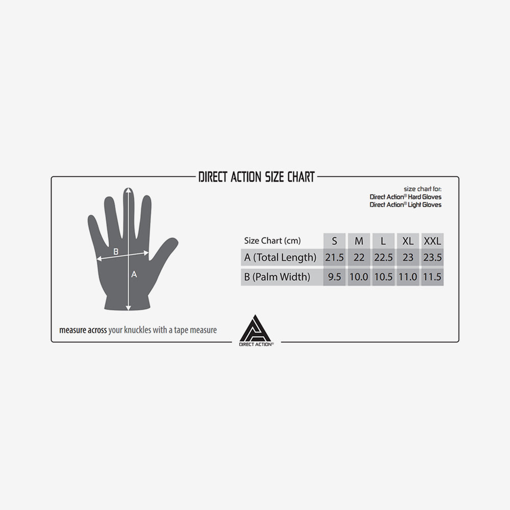 Direct Action Hard Gloves Handschuhe Schwarz