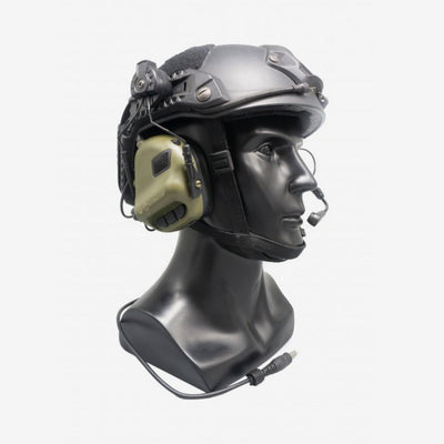 Earmor M32H MOD4 activer Gehörschutz/Headset für Helme mit ARC Rails