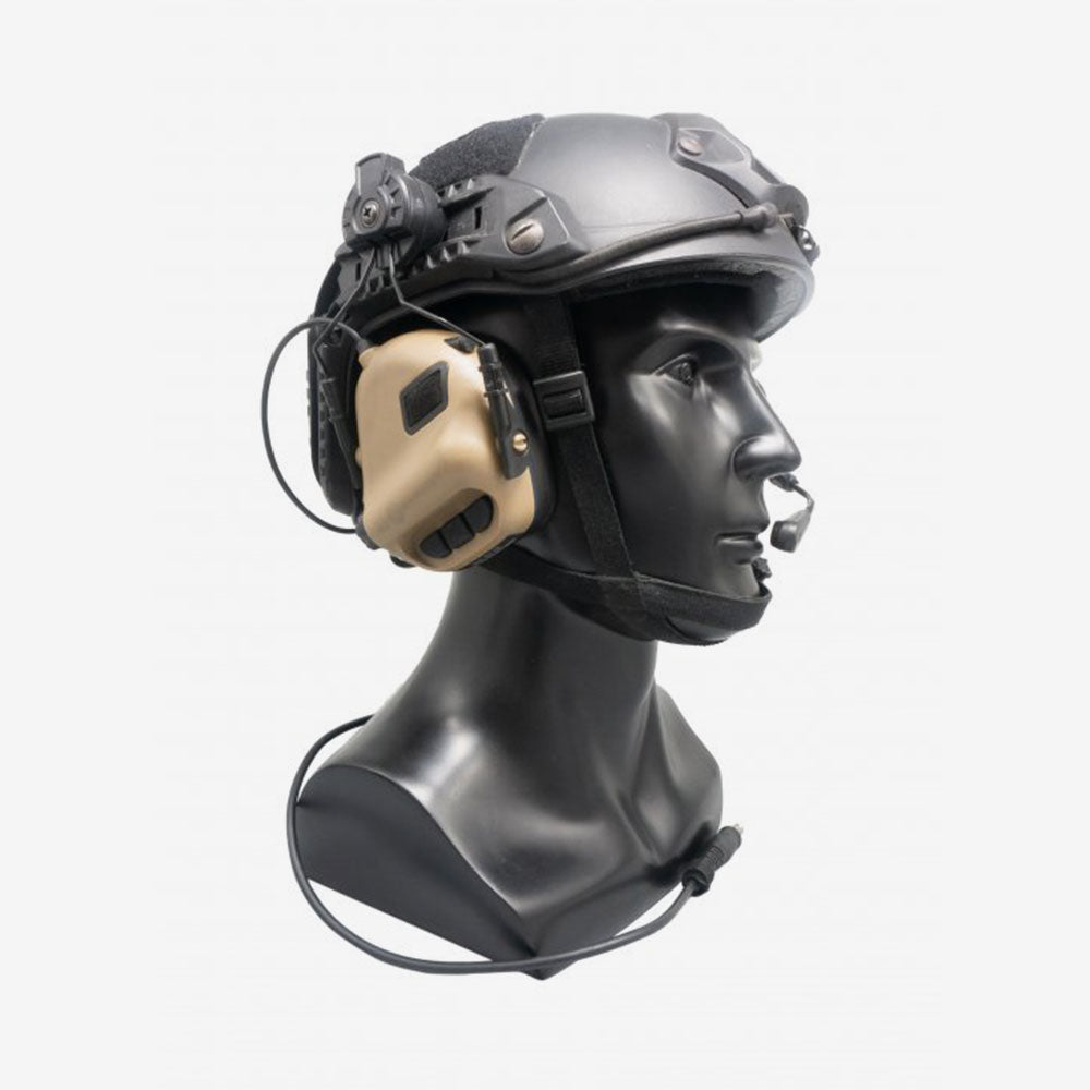 Earmor M32H MOD4 activer Gehörschutz/Headset für Helme mit ARC Rails